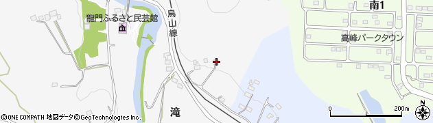 栃木県那須烏山市滝93周辺の地図