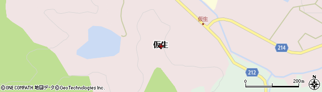石川県河北郡津幡町仮生周辺の地図