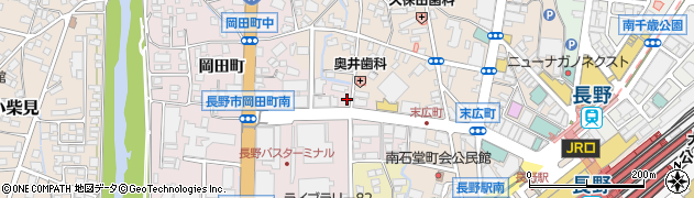 長野県長野市中御所岡田町218周辺の地図