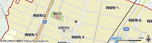 石川県金沢市利屋町は58周辺の地図