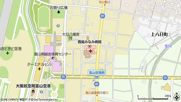 〒939-8252 富山県富山市秋ケ島の地図
