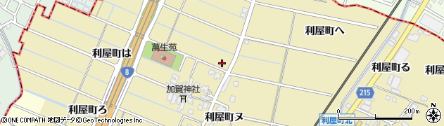 石川県金沢市利屋町は105周辺の地図