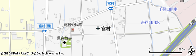 富山県砺波市宮村周辺の地図