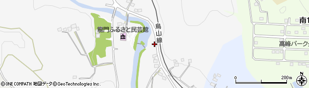栃木県那須烏山市滝109周辺の地図
