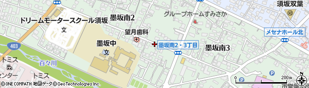 長野県須坂市墨坂南周辺の地図