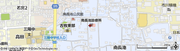 南長池診療所周辺の地図