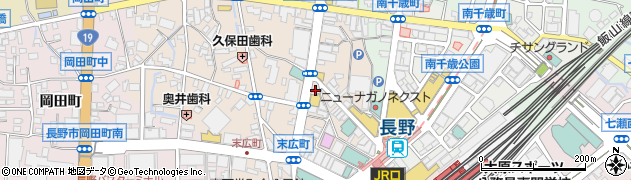 アピナ　長野駅前店周辺の地図
