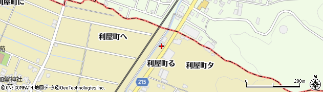 石川県金沢市利屋町（へ）周辺の地図