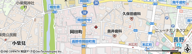 長野県長野市中御所161周辺の地図