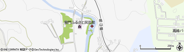 龍門の滝周辺の地図
