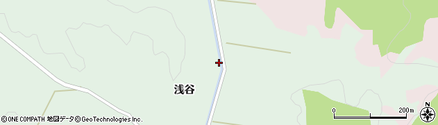 石川県河北郡津幡町浅谷周辺の地図