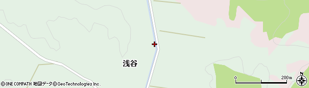 石川県津幡町（河北郡）浅谷周辺の地図
