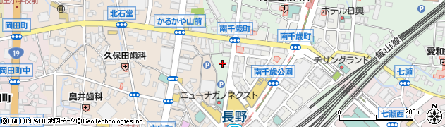 カラダファクトリー　長野駅前店周辺の地図