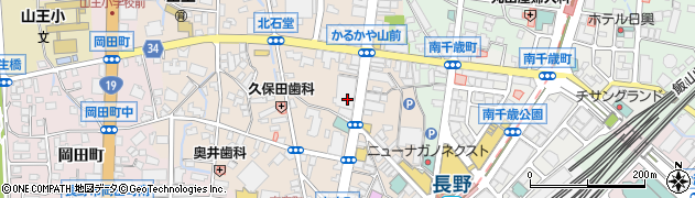 長野停車場線周辺の地図
