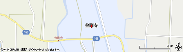 富山県立山町（中新川郡）金剛寺周辺の地図