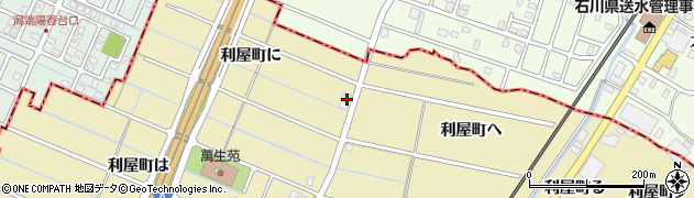 石川県金沢市利屋町（に）周辺の地図