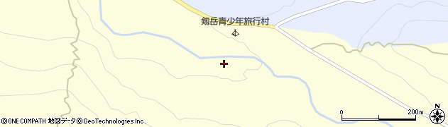 富山県上市町（中新川郡）馬場島周辺の地図