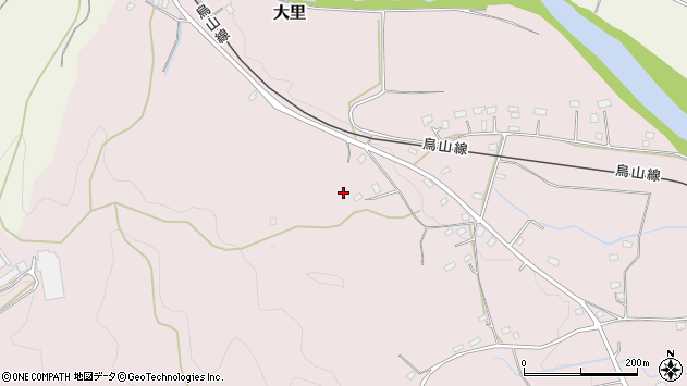 〒321-0516 栃木県那須烏山市大里の地図