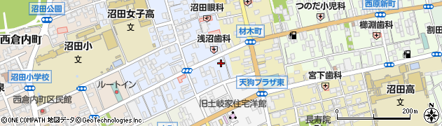 沼田警察署倉内交番周辺の地図
