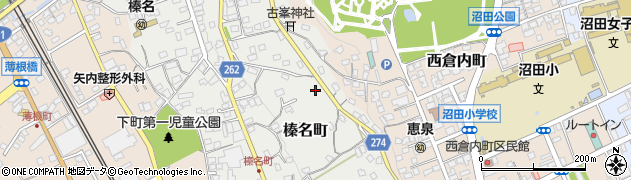 沼田停車場線周辺の地図
