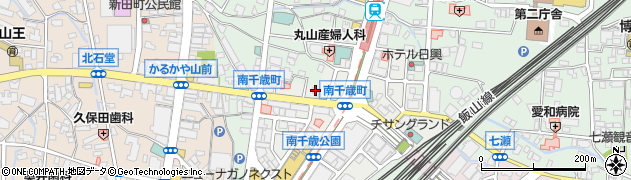 京華小吃 ジンホア 長野店周辺の地図