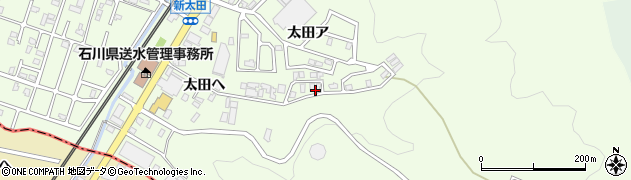 石川県津幡町（河北郡）太田（ヤ）周辺の地図