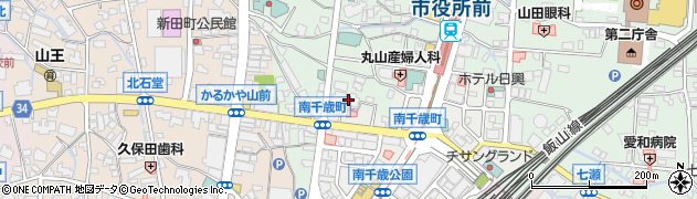 ザ・サンラウンジ長野店周辺の地図