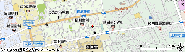 松本浸抜店周辺の地図