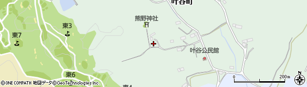 栃木県宇都宮市叶谷町周辺の地図