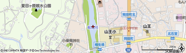 裾花川周辺の地図