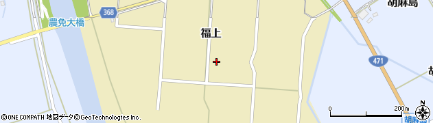 富山県小矢部市福上260周辺の地図