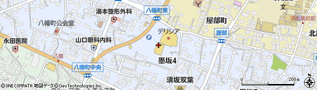 クスリのアオキ　墨坂店周辺の地図
