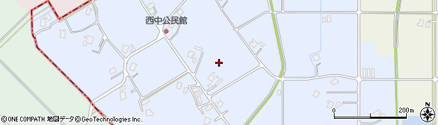 富山県砺波市西中周辺の地図