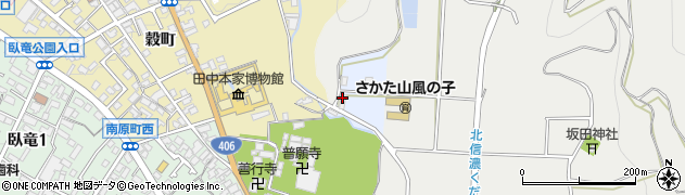 長野県須坂市坂田町周辺の地図