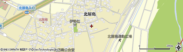 長野県長野市屋島（北屋島）周辺の地図