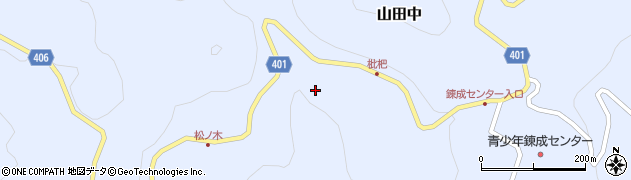 長野県長野市山田中2159周辺の地図