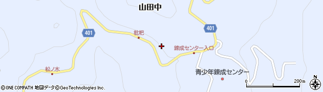 長野県長野市山田中2013周辺の地図
