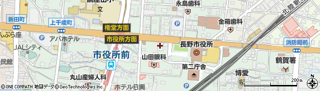 長野建築センター周辺の地図
