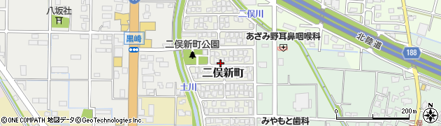 富山県富山市二俣新町周辺の地図