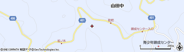 長野県長野市山田中2158周辺の地図
