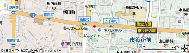 アイラッシュアンドネイル プリンセス(PRINCESS by セイフティ プリンセス長野駅前店)周辺の地図
