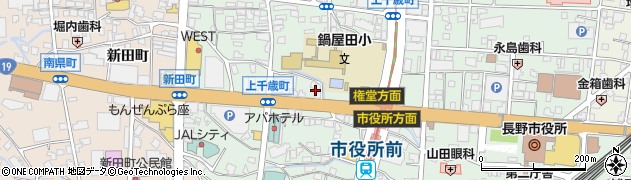 読売新聞長野支局周辺の地図