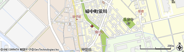 富山県富山市婦中町蛍川周辺の地図