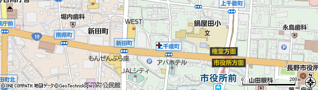 株式会社三井住友銀行　長野法人営業部周辺の地図