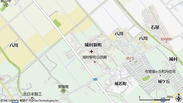 〒939-8115 富山県富山市城村新町の地図