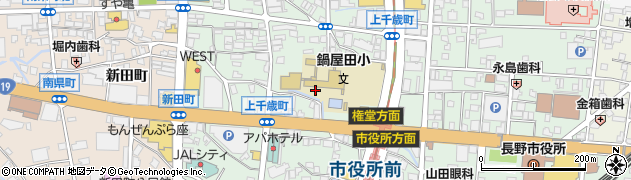 長野県長野市鶴賀（上千歳町）周辺の地図