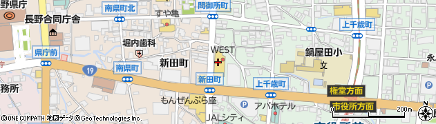 長野市生涯学習センター周辺の地図