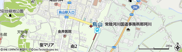 鳥山駅前周辺の地図