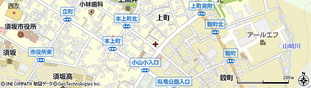 長野県須坂市須坂上町1372周辺の地図
