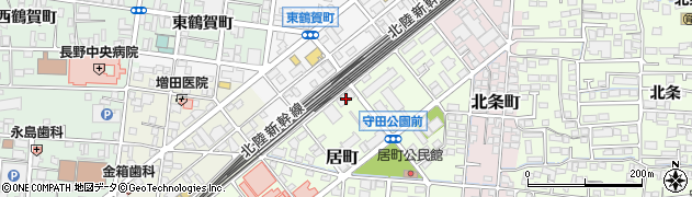 長野市　市役所公有財産活用局管財課車両管理担当周辺の地図